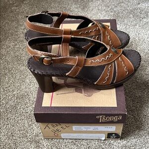 Brown Leather Sandals